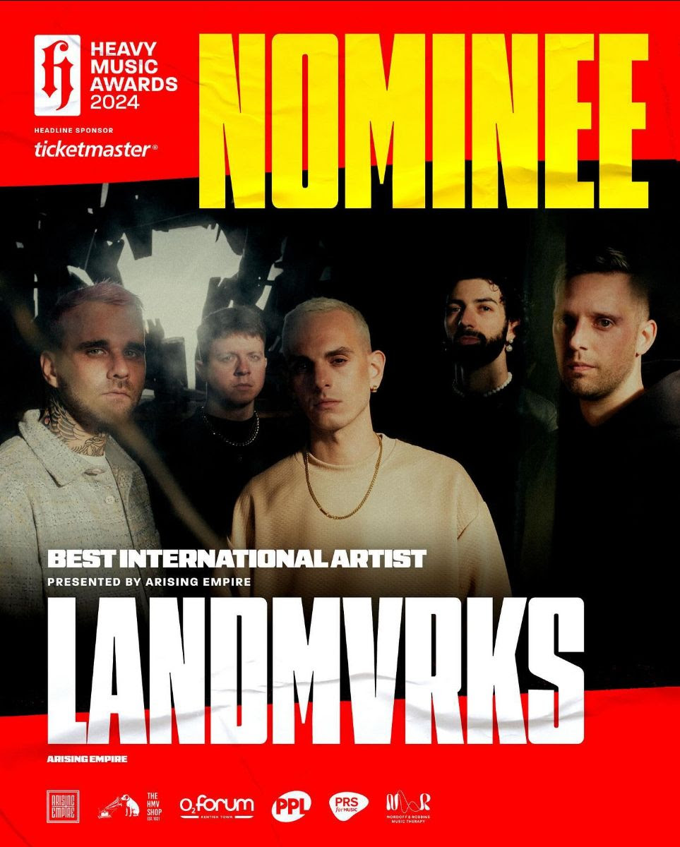 LANDMVRKS nommé aux Heavy Music Awards dans deux catégories !