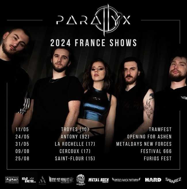 PARALLYX News/ Prochains concerts